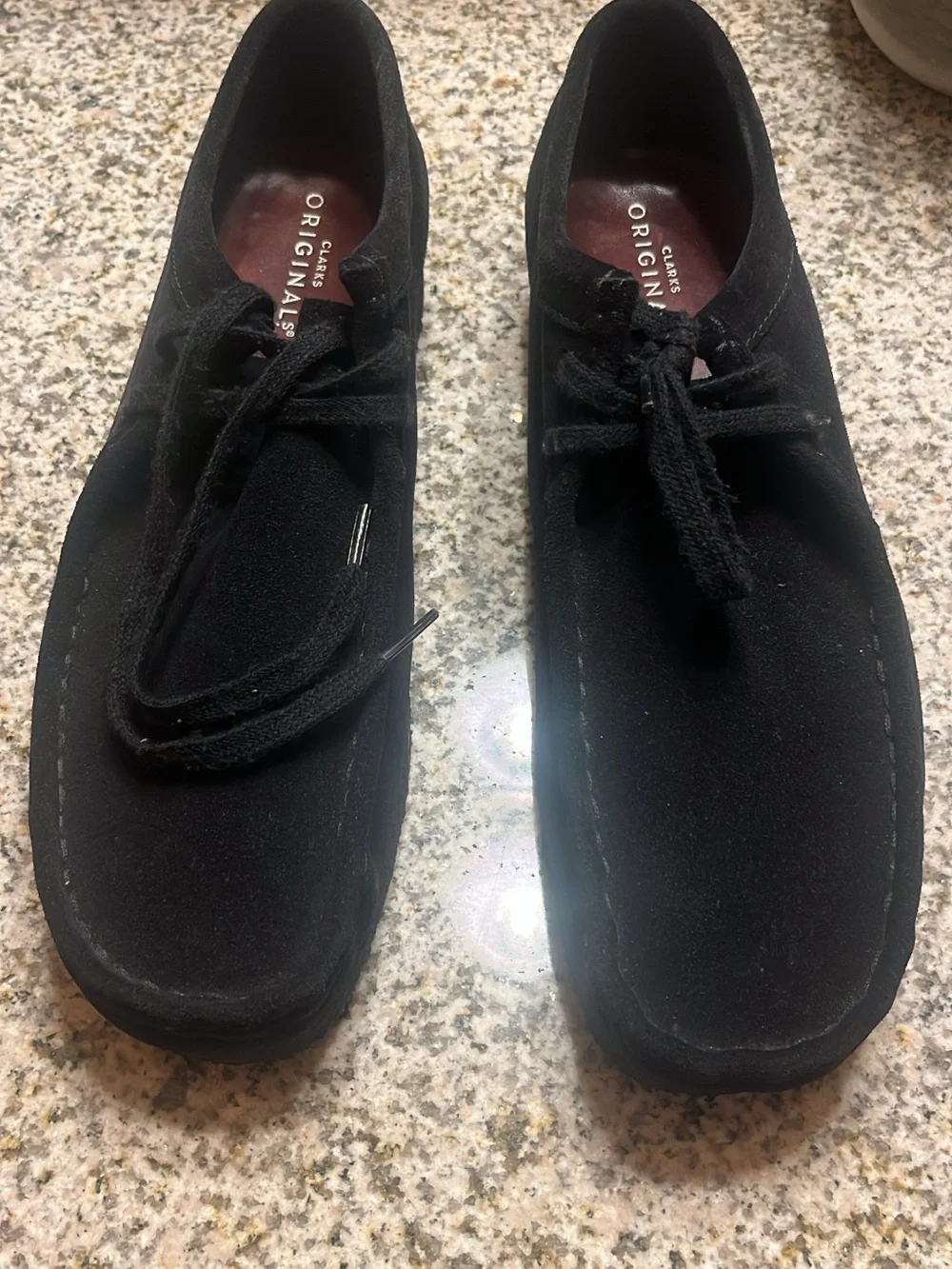 Clarks Originals Men’s Black Suede Chukka Wallabee Boots